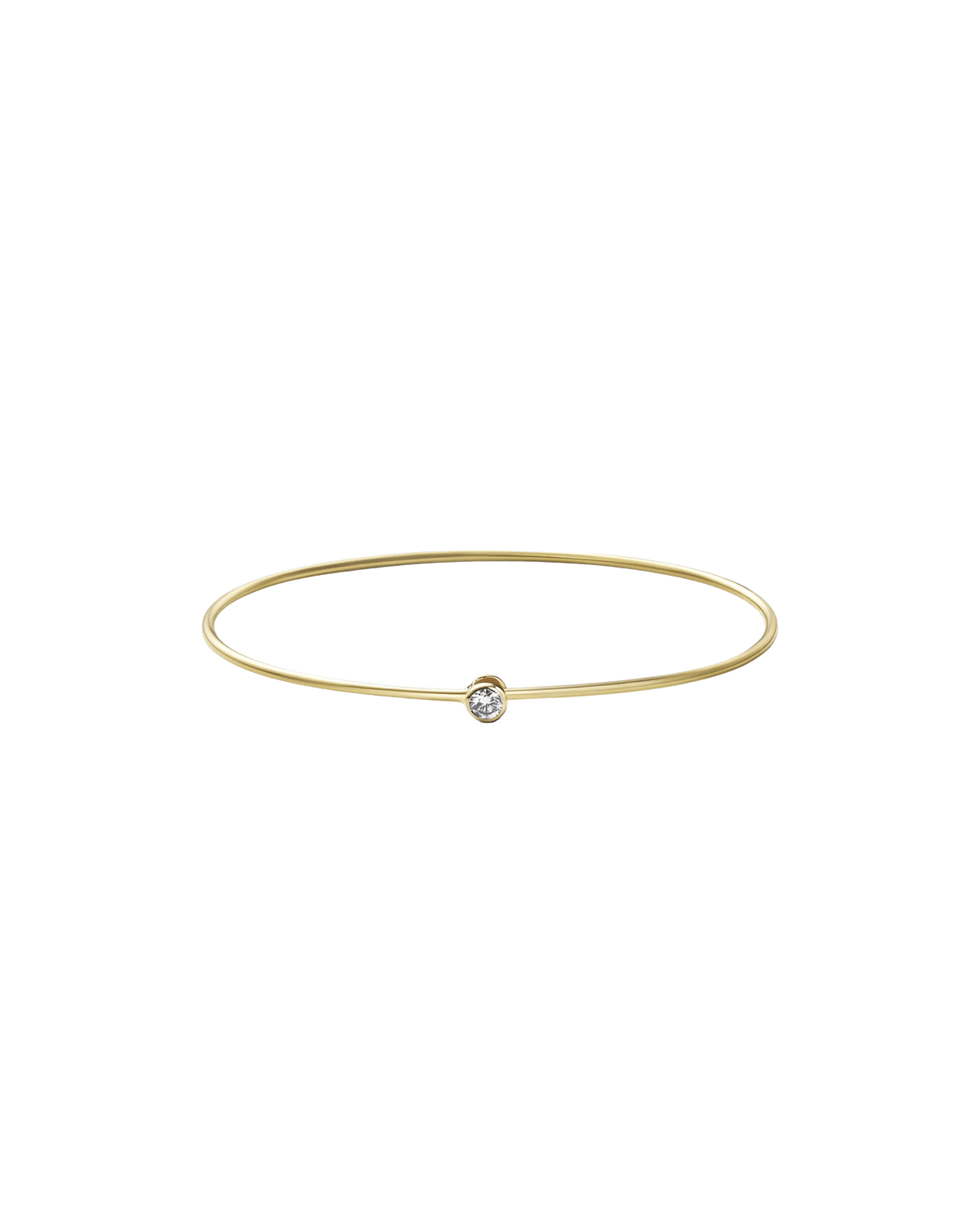 Single Diamond Bangle